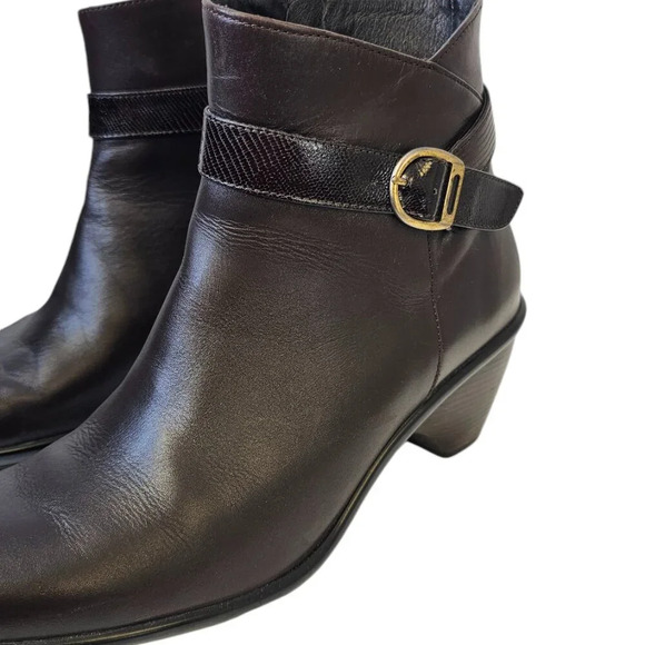 Dansko Womens Ryan Brown Leather Ankle Booties Size 41 US 10.5 - Picture 11 of 14